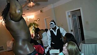 jamaican stripper shocks milfs with wild surprise