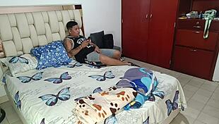 Sexo casero unfolds as hot Indian college friends bang wildly. Their steamy session gets intense fast.