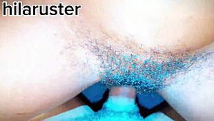 Mother-in-law's big black ass gets creampied by huge cock in intense fucking session