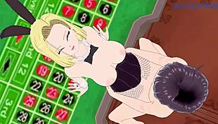Android 18 Bunny Girl Intense Sex