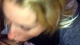 Beautiful girlfriend performs sloppy deepthroat on friend's cock until he cums in her pretty face and she swallows