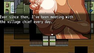 tanned girl natsuki gets a massive facial cumshot from stranger in hentai game