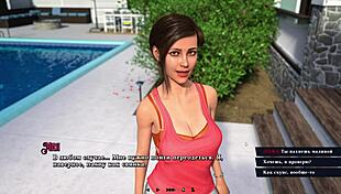 full gameplay of summer heat part 3 with brunette action