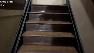 Shy gay guy from bar gets handjob and blowjob in sauna live show