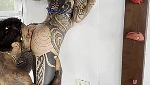 Tattooed Princess Trains Intensely With Damilvvs