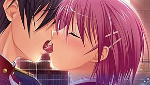 Kisaki Mio engages in passionate lesbian scenes in Valkyrie Drive.