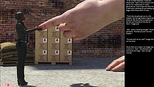 big apple small gesture in 3d cartoon sex episode