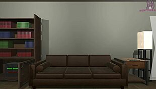 I escape the lustful doll's room with titjob and blowjob