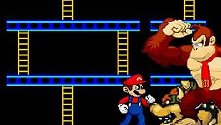 Bowser Koopa and Donkey Kong dominate Mario in this furry gay bareback cartoon scene.