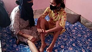 Two Step-Sisters Share a Wild Threesome with One Guy