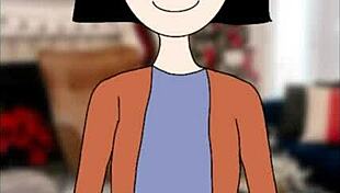 The Bold Christmas Visitor Makes a Dramatic Entrance in the Hentai Cartoon Anime Universe.