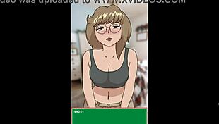 The Bold Christmas Visitor Makes a Dramatic Entrance in the Hentai Cartoon Anime Universe.