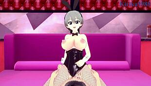 hana uzaki and yanagi uzaki bunny girl intense sex - uzaki-chan wants to hang out hentai