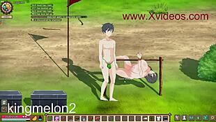 Playing hentai game mad island with pussy scenes!