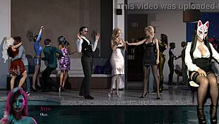 Sin Heels 4 Anime Femdom Upskirt Action