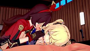 Genshin Impact Two Archer Girls Engage In 3d Hentai Uncensored