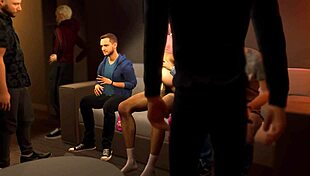 Cute cat girl riding dick at the party 😺