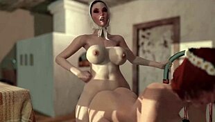 3D Futa Anal Adventure with Shemale in Hot Cartoon Scene