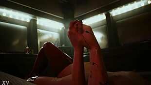 Evelyn Parker Dances at Hammer Club in Cyberpunk 2077.