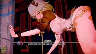 Aglaea in hentai anime style 😊