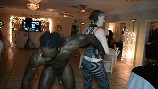 jamaican stripper shocks milfs with wild surprise
