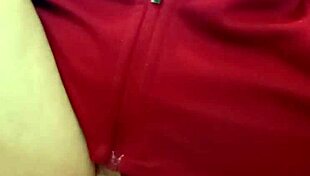 Sexy petite brunette exhibitionist opens pussy and pisses in public.