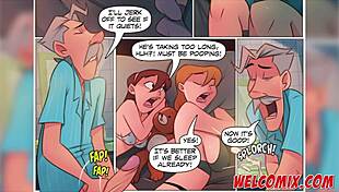 Sleeping beauty gets woken up for some fun