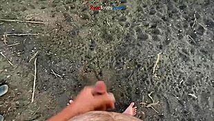 girl masturbating under the bridge 😊