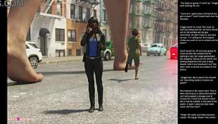 big apple small gesture in 3d cartoon sex episode