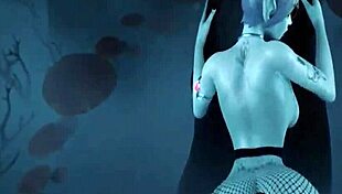 Giving her every inch of my cock in anime hentai game 😈