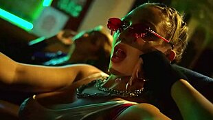 Busty goddess Luna Star swallows Chris's big cock and gets fucked on the car