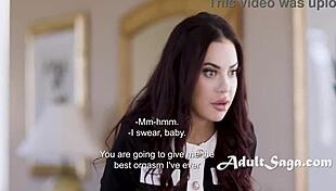 Babe explains while engaging in hardcore lesbian threesome with instruction and anger