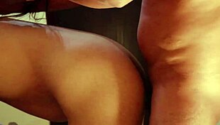 Rose Witch Bends Over for Intense Doggy Fucking, Her Pussy Gripped in Hardcore Action with Indian Couple