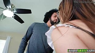 maid honey hayes begs for clients big throbing cock