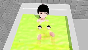 ここあ　お風呂で全部脱ぐとこ見せるよ【お風呂女子】