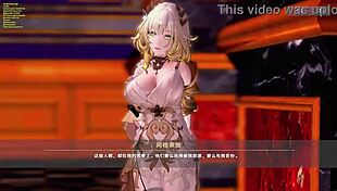 Aglaea in hentai anime style 😊