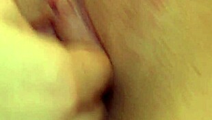 i love how this busty young brunette's pussy trembles at her orgasm