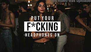 Femdom girlfriend humiliates man at a party