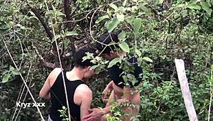 this wild gay sex in the woods part 1 with monster cocks and bareback action! 😈
