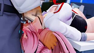 In this 3d cartoon hentai, characters engage in anime-style acts