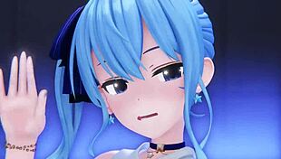 Mmd r-18 suisei luvoratorrrrry by kiido with clothes ripped