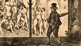 vintage erotic illustration from antique anime