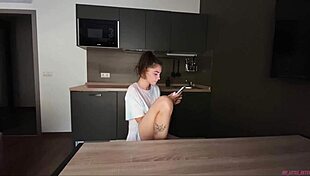 truth or dare game with friend ending in intimate table encounter