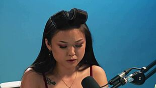 Up Close - How Petite Lulu Chu Reaches Intense Orgasm with Hitachi in Full Interview Scene