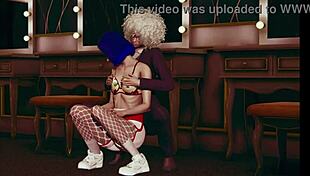 Cute 3D Lesbian Girls in Pantyhose Hentai!