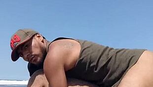 Gay blowjob and anal sex on the beach in Arequipa