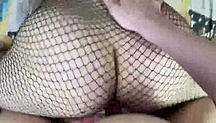 Hot Girl Loves Pantyhose Cum