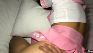 I fuck skinny babe in anal and cum deep