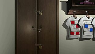 I escape the lustful doll's room with titjob and blowjob