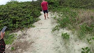 Taking The Young Carioca To The Beach For A Couple's Adventure.